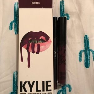 Kylie matte liquid lipstick and lip liner